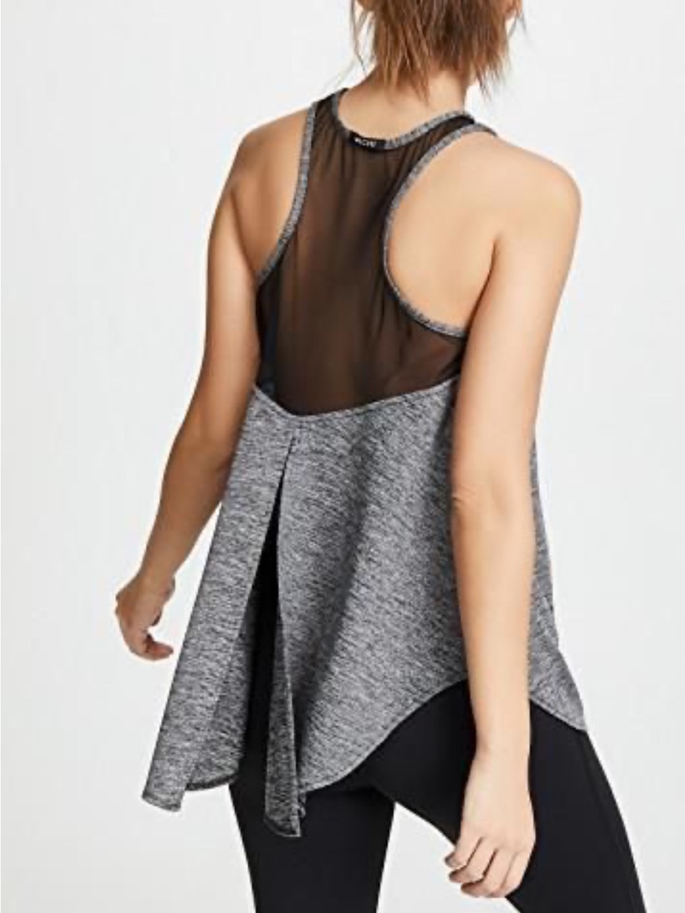 Michi Activewear Tank Top Small Mesh Split Back